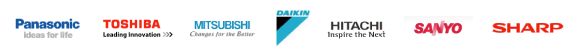 エアコン・メーカー　ロゴ
